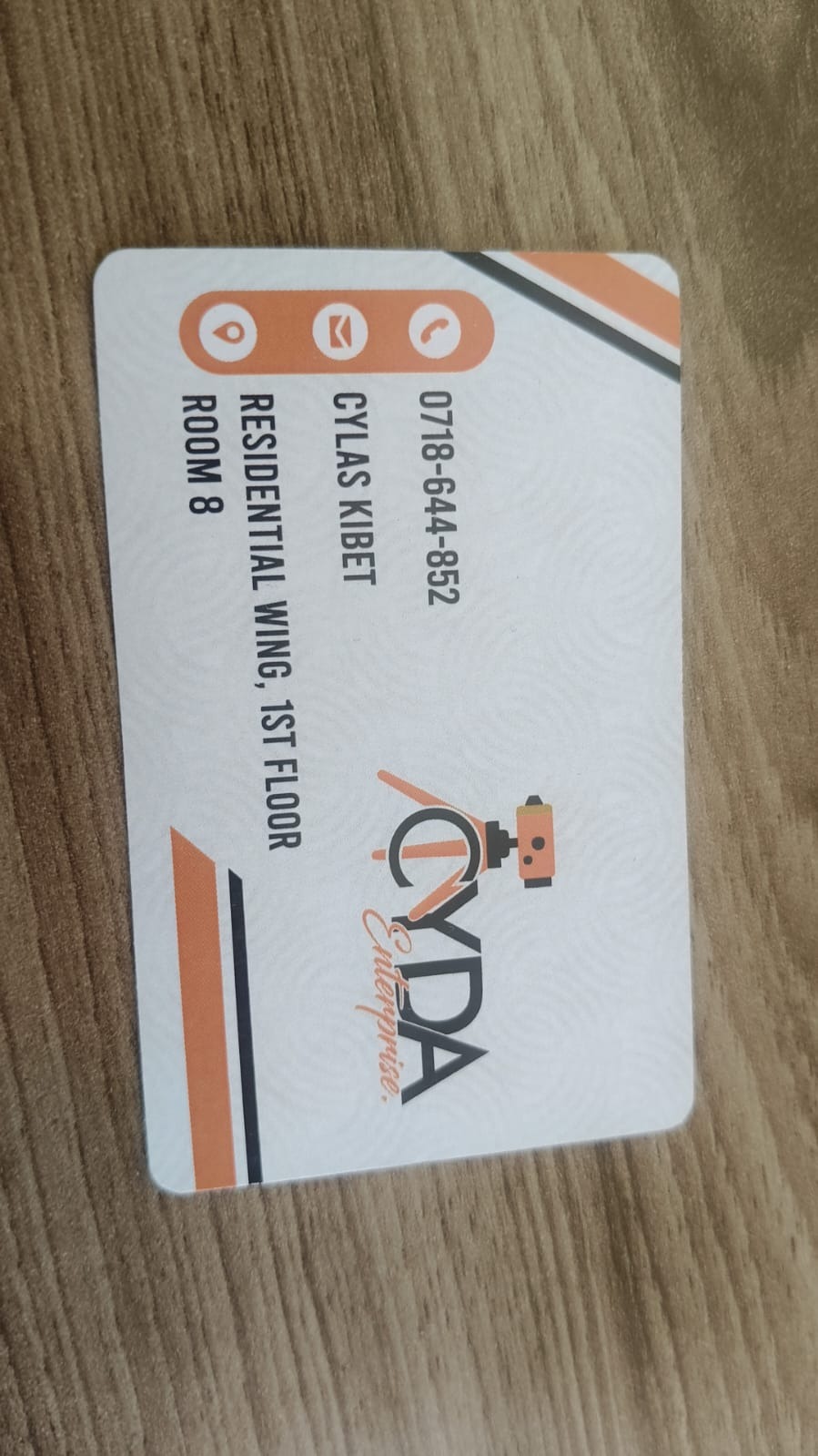 CYDA Enterprises contact card
